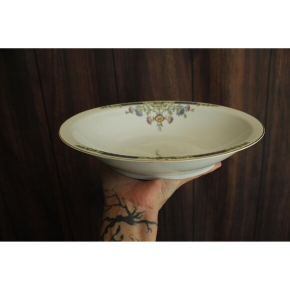 Vintage 1920s 1930s Serving Bowl, Hutschenreuther Selb China, Floral Print - Picture 10 of 10